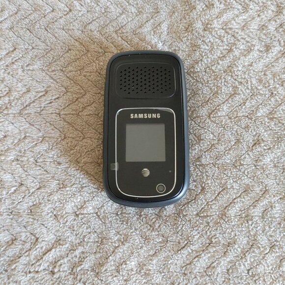 Samsung Rugby 4 SM-B780A Flip Phone - Black - Picture 1 of 9